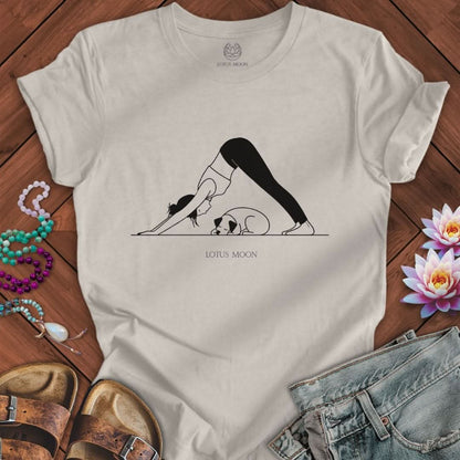 Downward Dog Tee Heather Dust