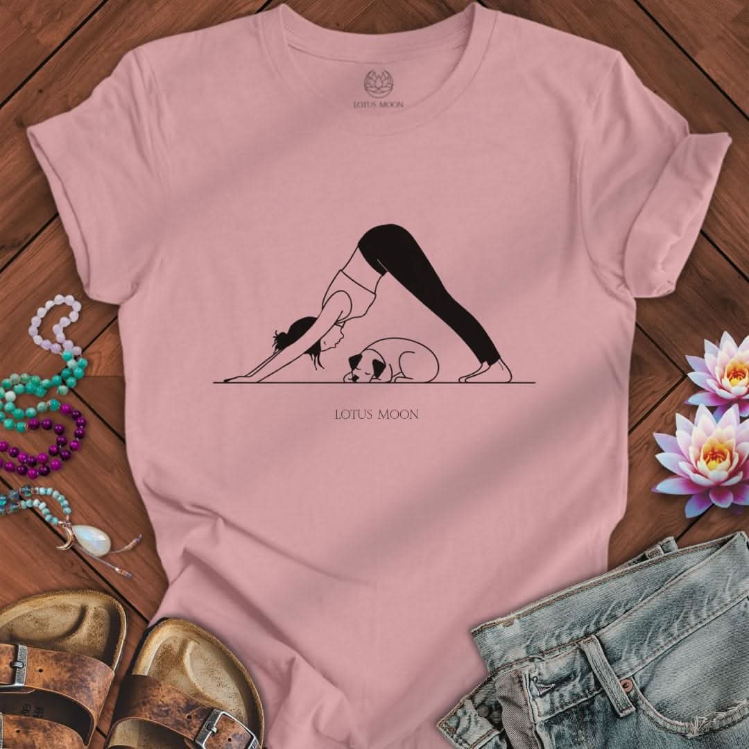 Downward Dog Tee Orchid