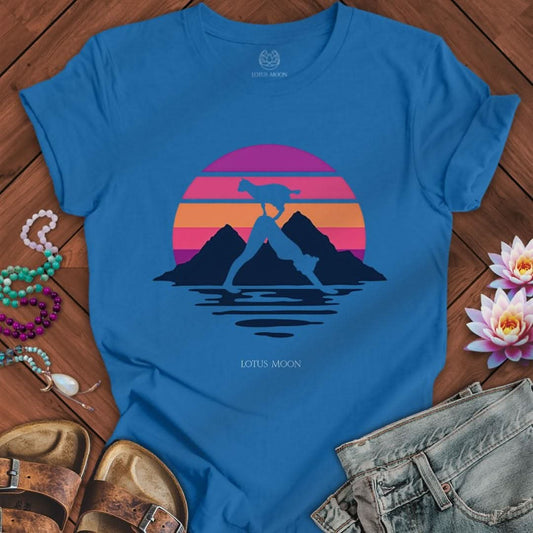 Downward Goat Tee Columbia Blue