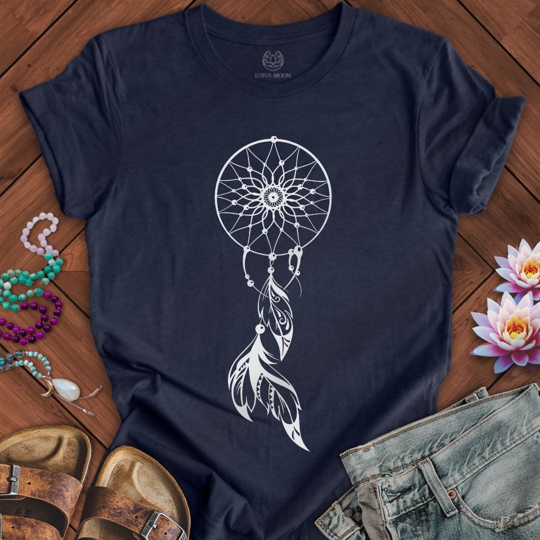 Dreamcatcher Tee Heather Midnight Navy