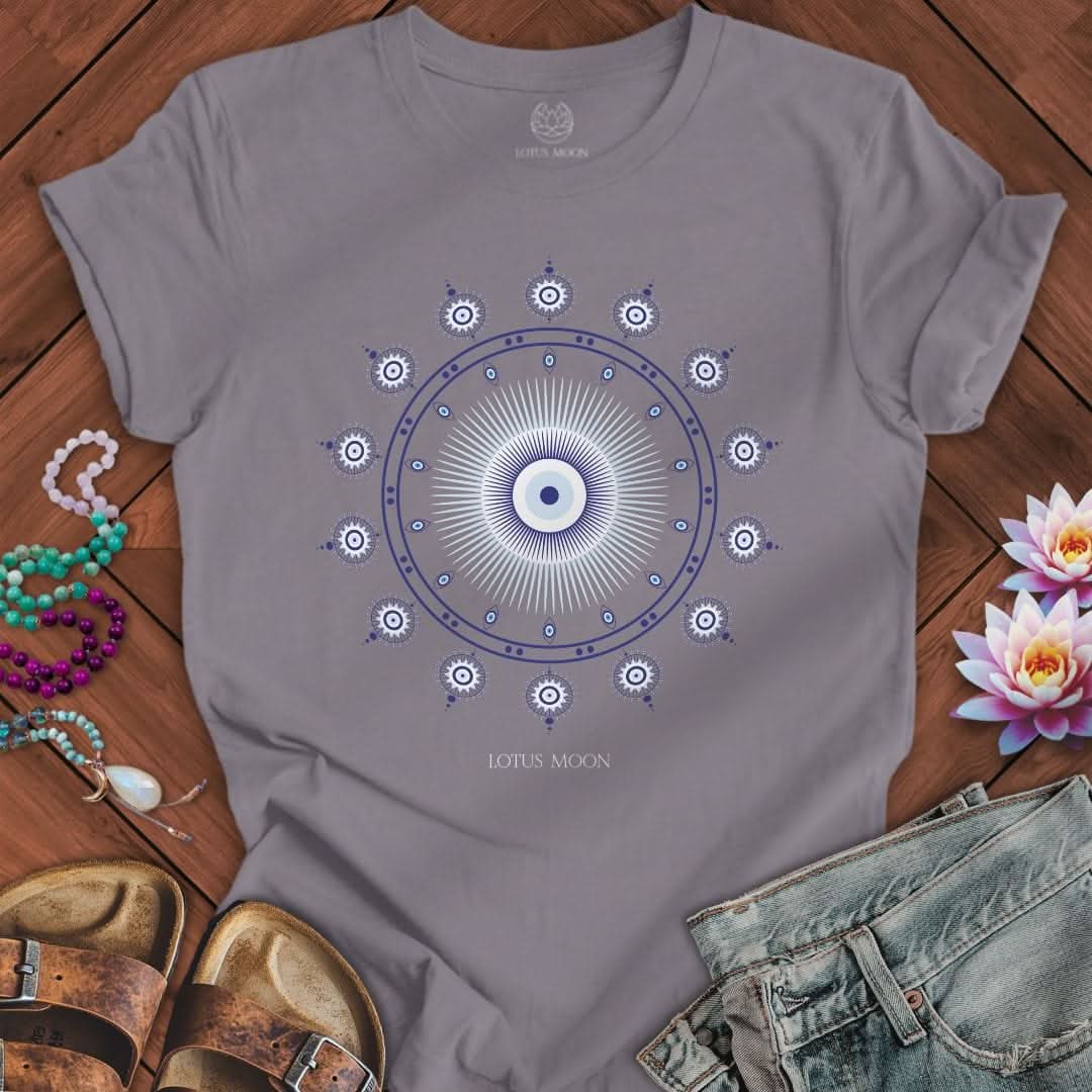 Evil Eye Mandala Tee Storm