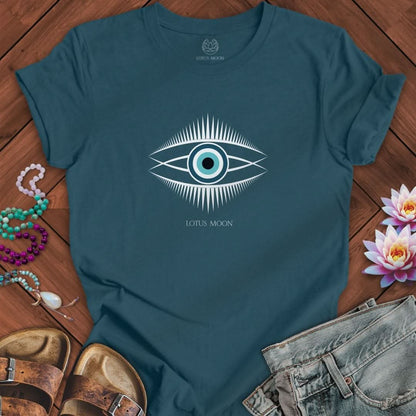 Evil Eye Tee Deep Teal