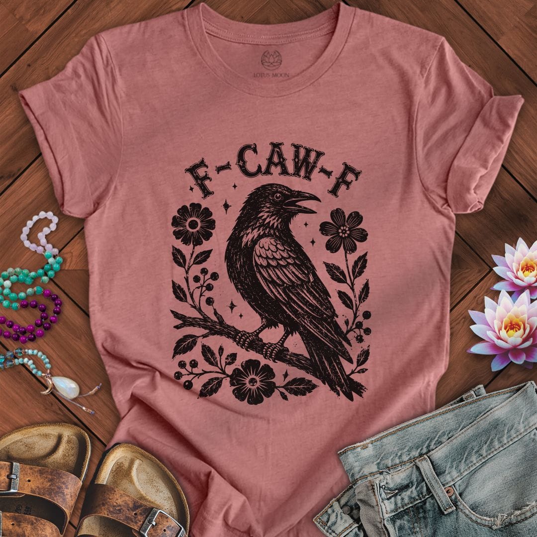 F-CAW-F Tee Heather Mauve