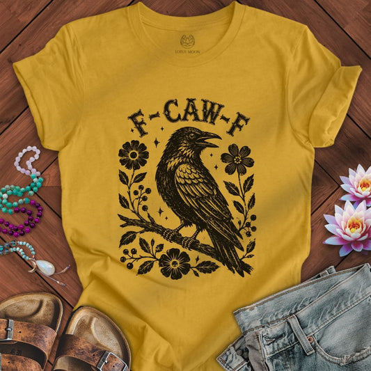 Printify T-Shirt F-CAW-F Tee Heather Mustard / S