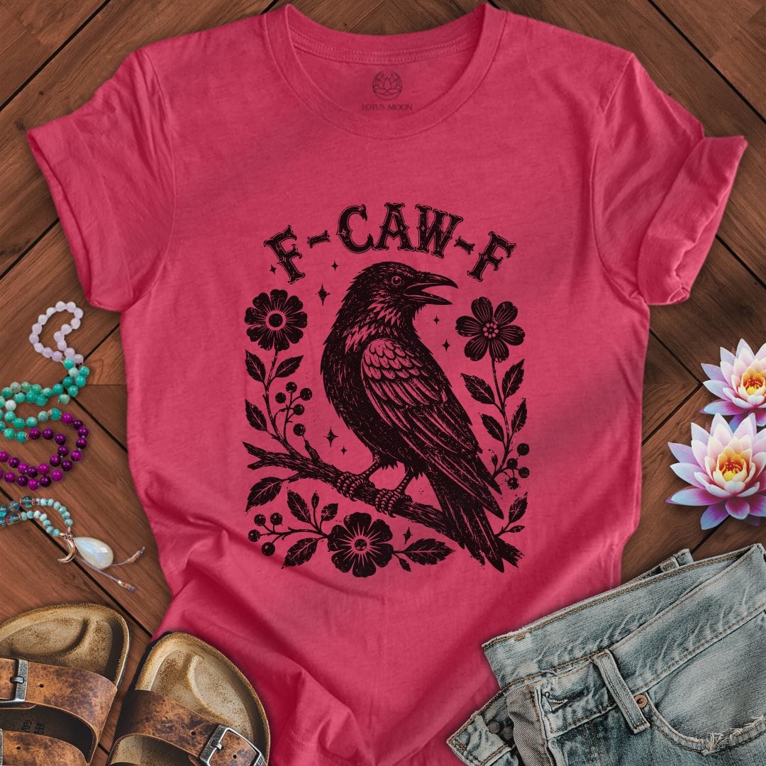 F-CAW-F Tee Heather Raspberry