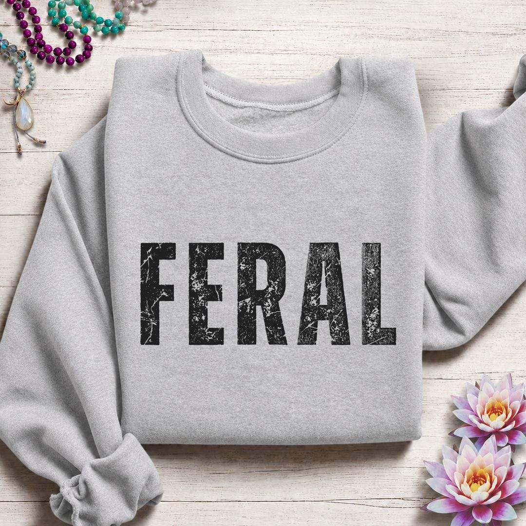 Printify Sweatshirt Feral Sweatshirt Sport Grey / S