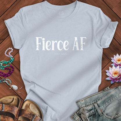 Fierce AF Tee Light Blue