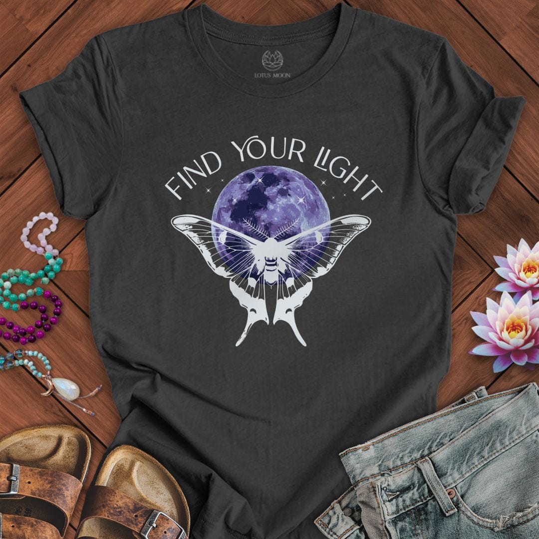 Find Your Light Tee Dark Grey Heather