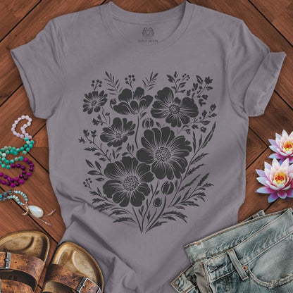 Floral Tee Storm
