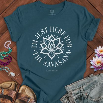 For The Savasana Tee Deep Teal