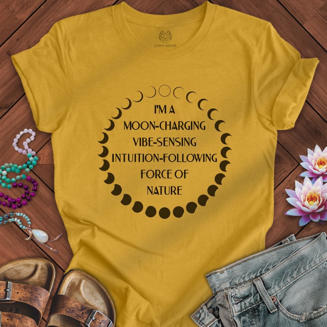 Force of Nature Tee Heather Mustard