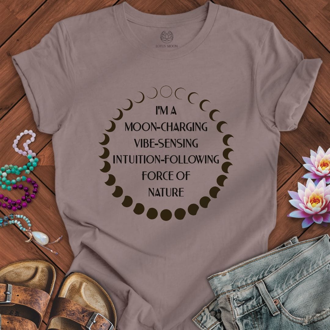 Force of Nature Tee Pebble Brown