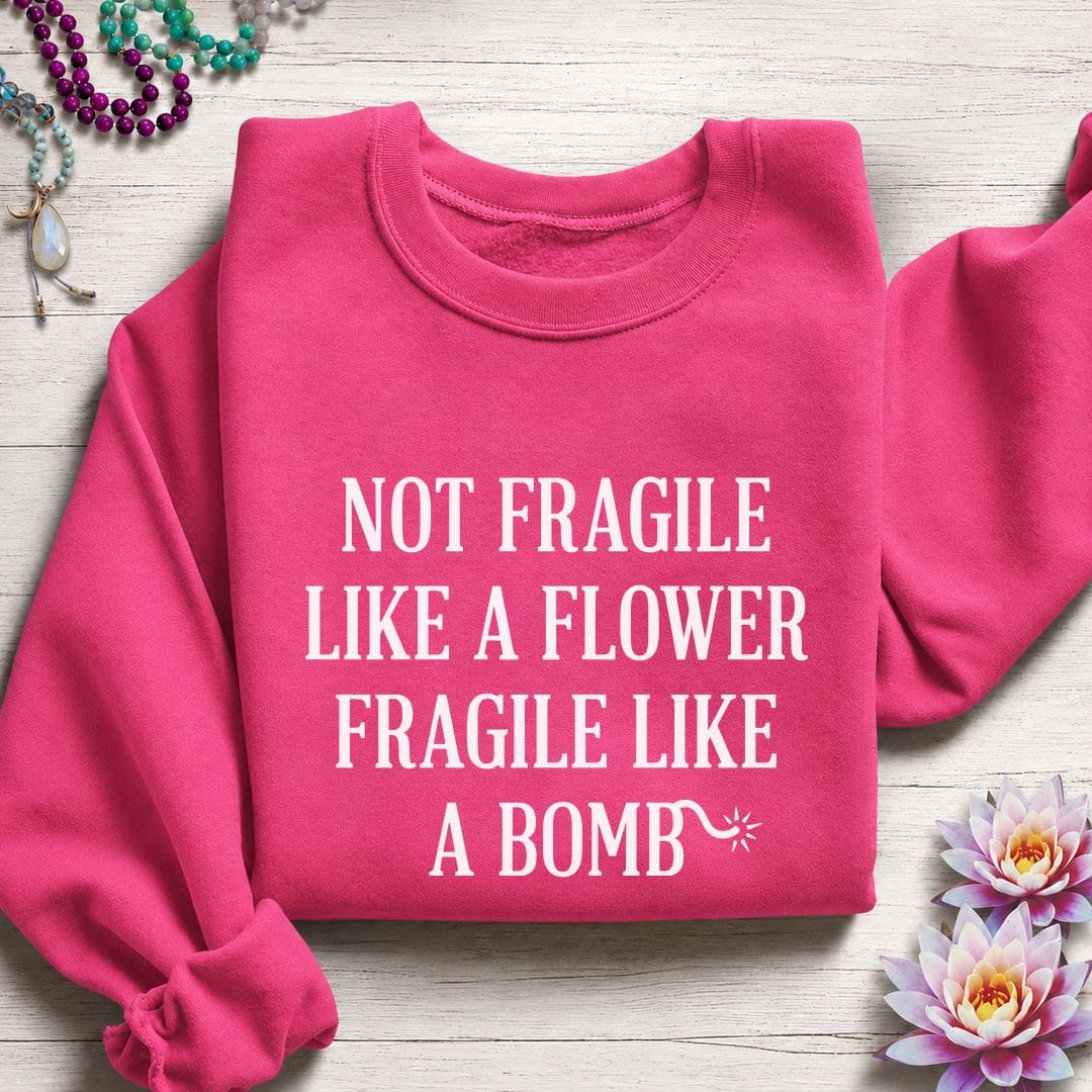 Fragile Sweatshirt Heliconia