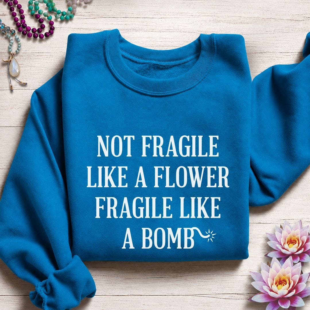 Fragile Sweatshirt Sapphire
