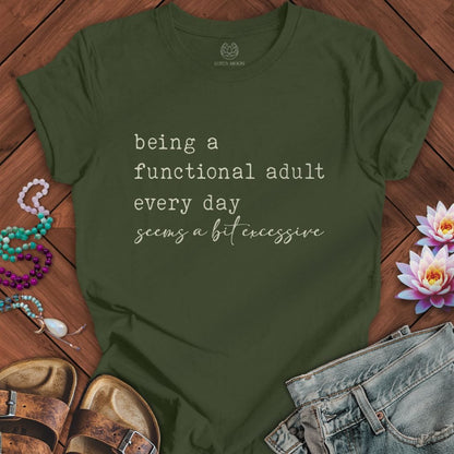 Functional Adult Tee Military Green