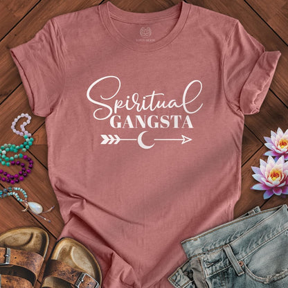 Printify T-Shirt Gangsta Tee Heather Mauve / S