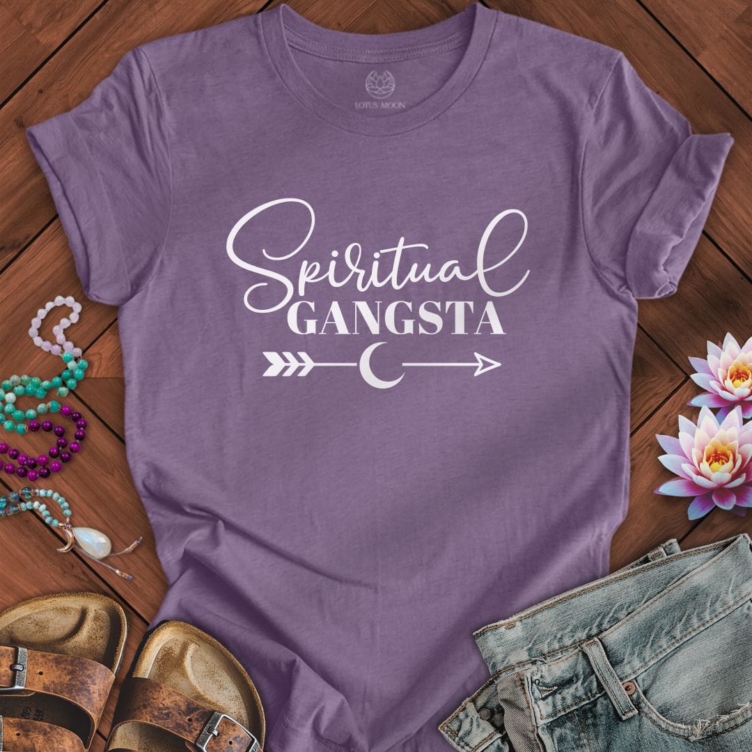 Printify T-Shirt Gangsta Tee Heather Purple / S