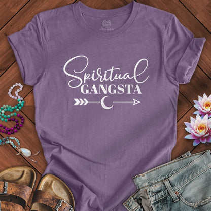 Printify T-Shirt Gangsta Tee Heather Purple / S