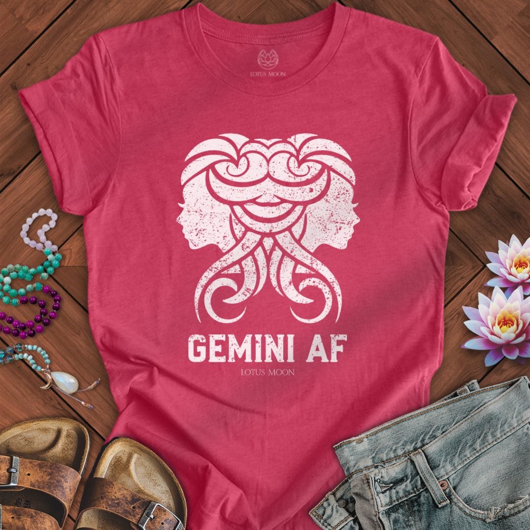 Gemini AF Tee Heather Raspberry