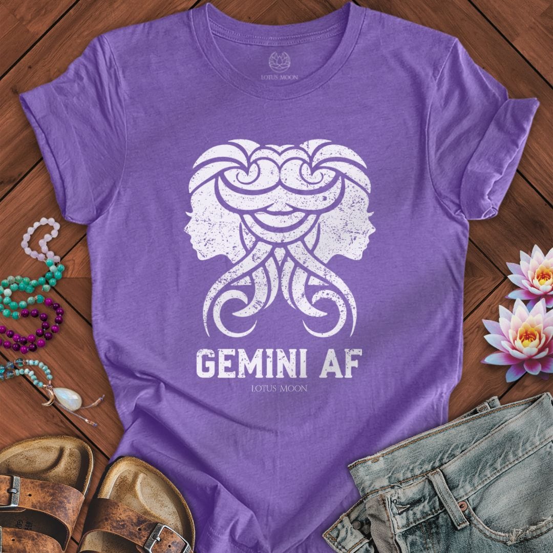 Gemini AF Tee Heather Team Purple