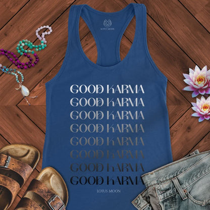 Good Karma Tank Solid Royal