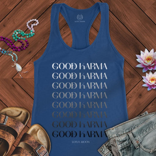 Good Karma Tank Solid Royal