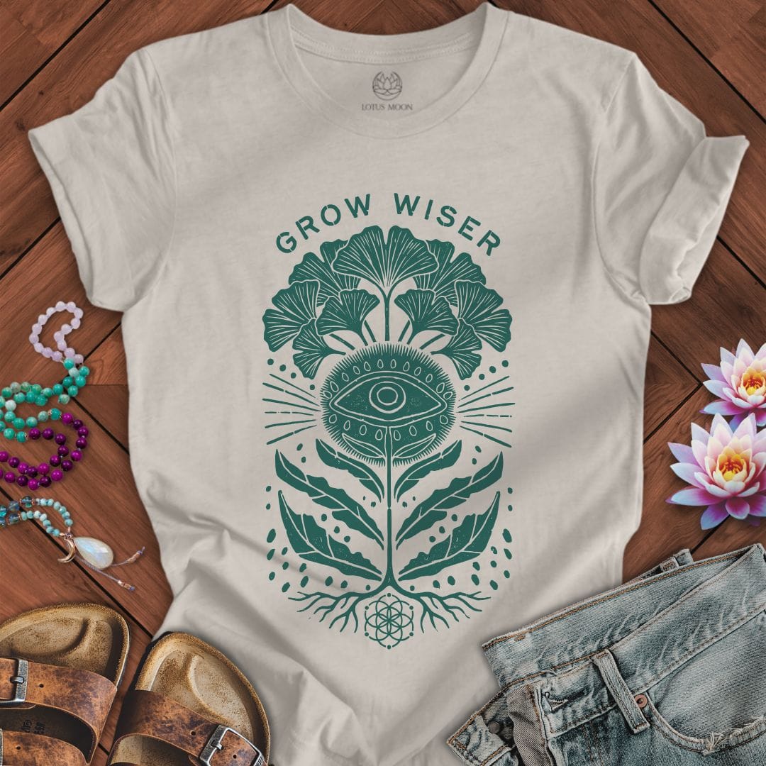 Grow Wiser Tee Heather Dust
