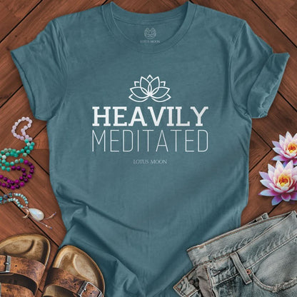 Heavily Meditated Tee Int. Heather Deep Teal