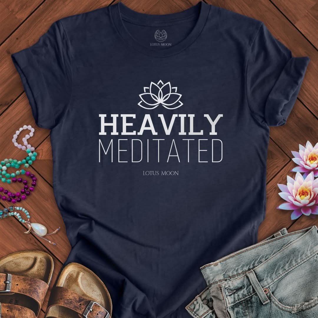Heavily Meditated Tee Int. Heather Midnight Navy