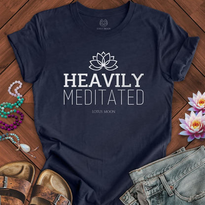 Heavily Meditated Tee Int. Heather Midnight Navy