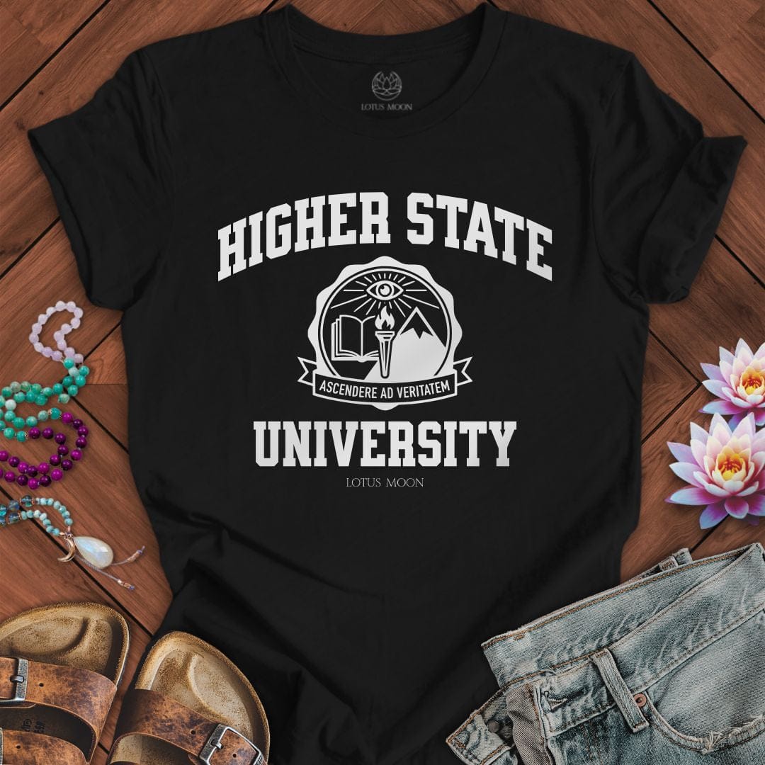 Higher State University Tee Black Heather