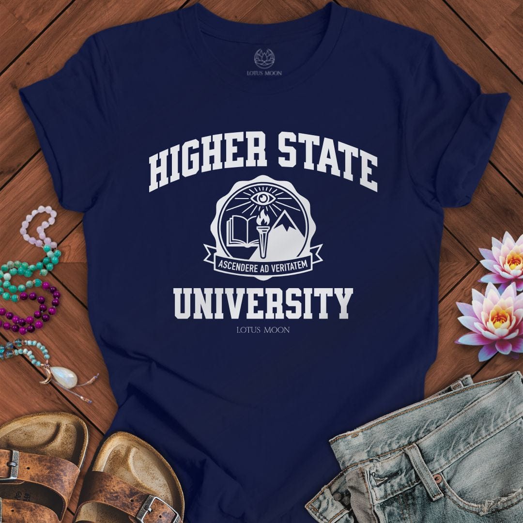 Higher State University Tee Navy
