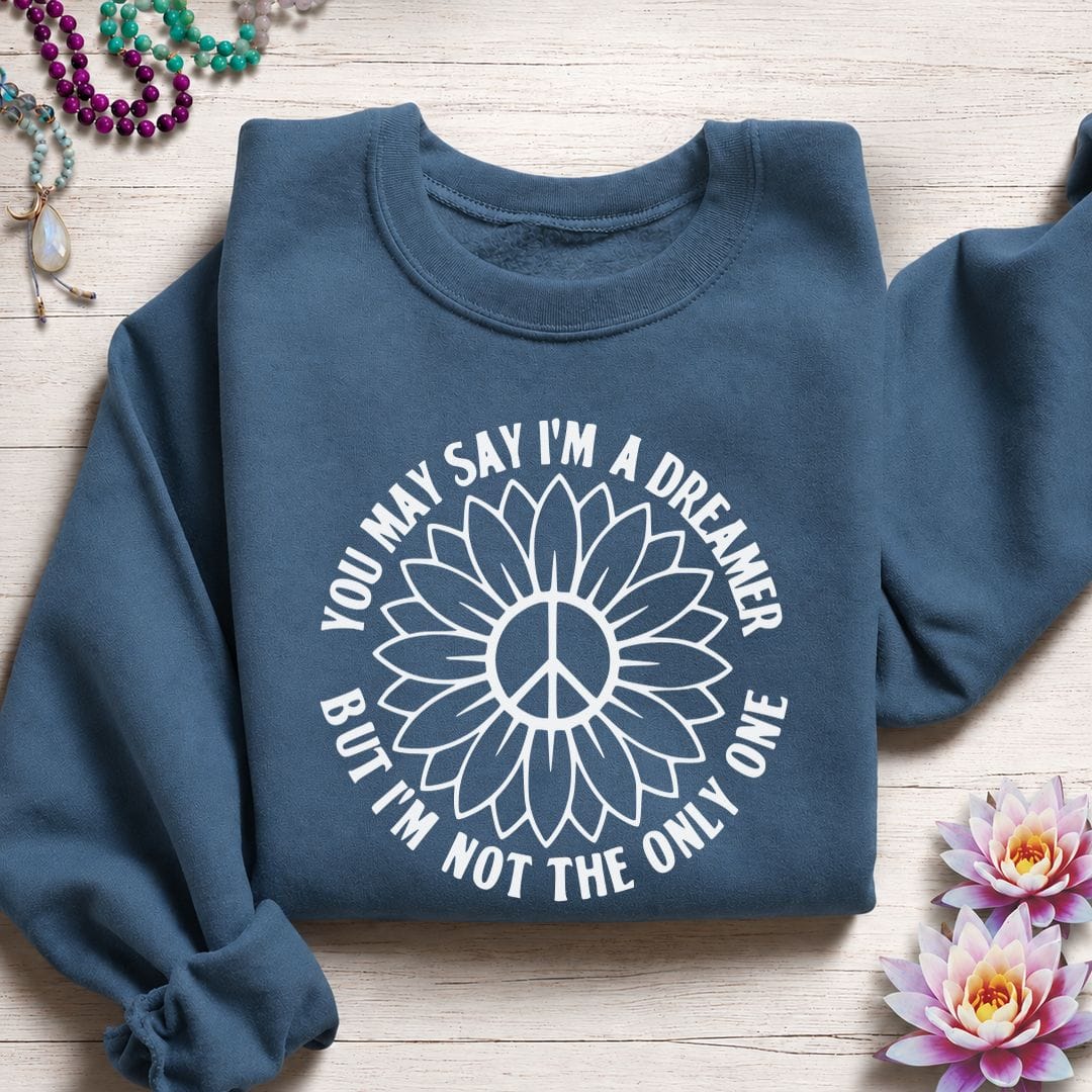 Printify Sweatshirt I'm a Dreamer Sweatshirt S / Indigo Blue