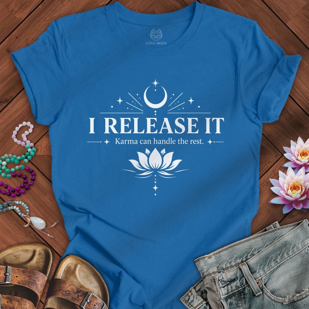 Printify T-Shirt I Release It Tee Columbia Blue / S