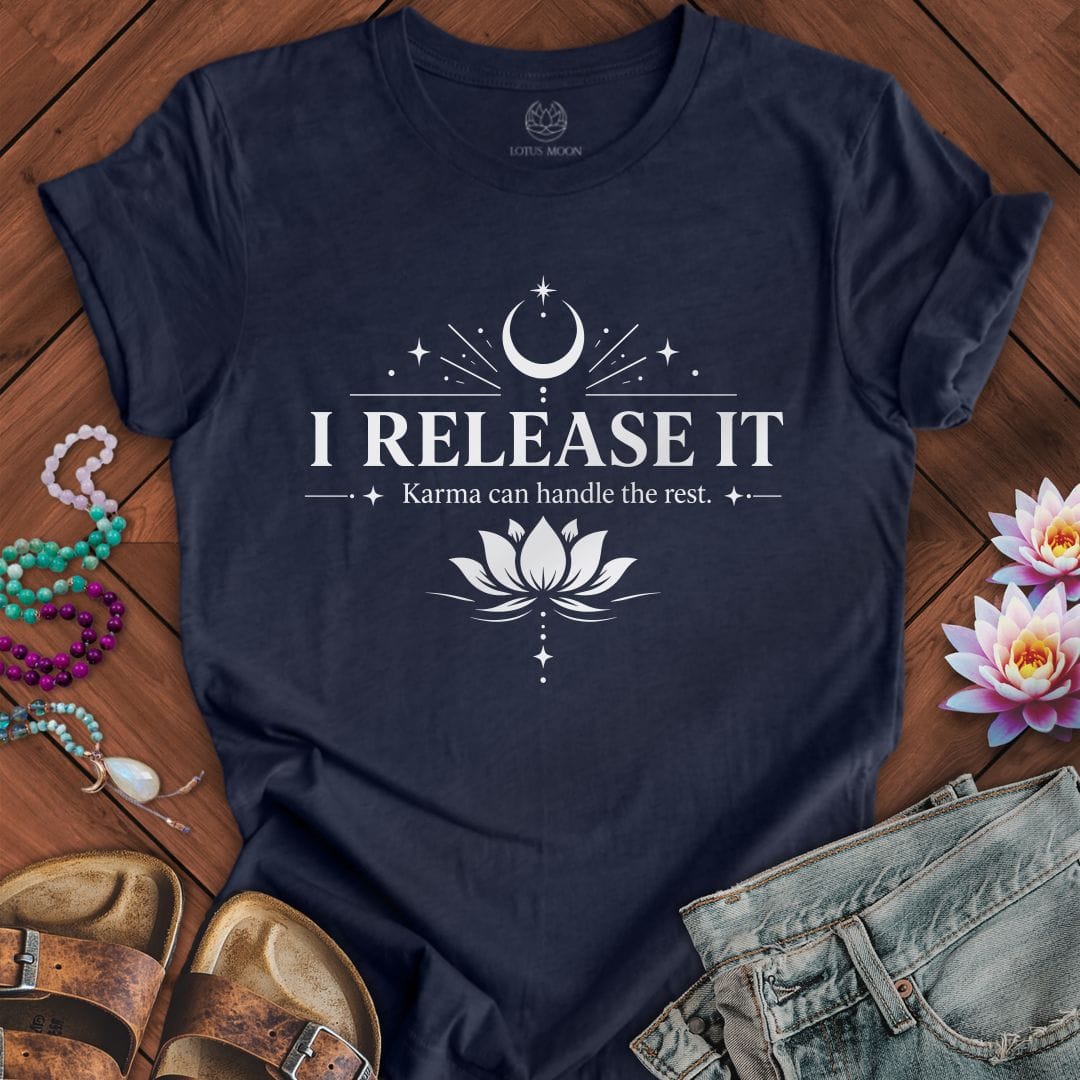Printify T-Shirt I Release It Tee Heather Midnight Navy / S