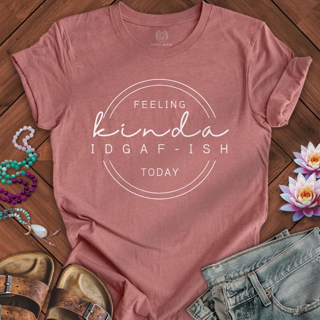 IDGAF-ish Tee Heather Mauve