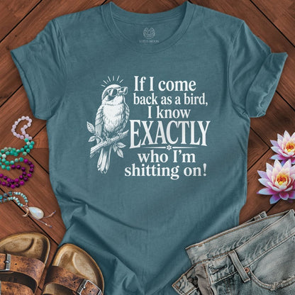 Printify T-Shirt If I Come Back Tee Heather Deep Teal / S