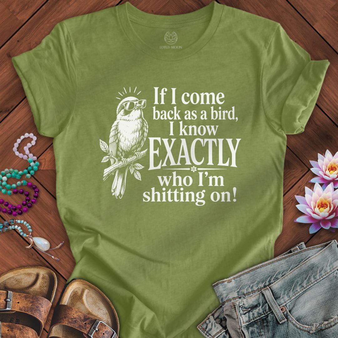 Printify T-Shirt If I Come Back Tee Heather Green / S