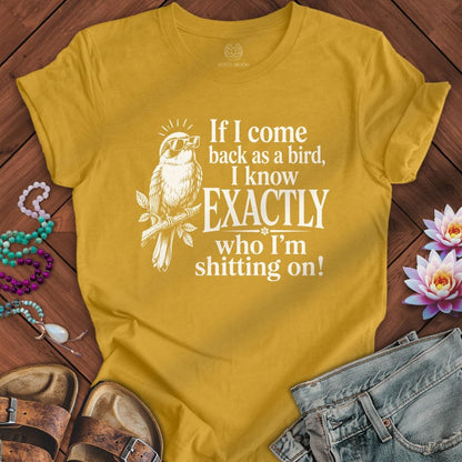 Printify T-Shirt If I Come Back Tee Heather Mustard / S