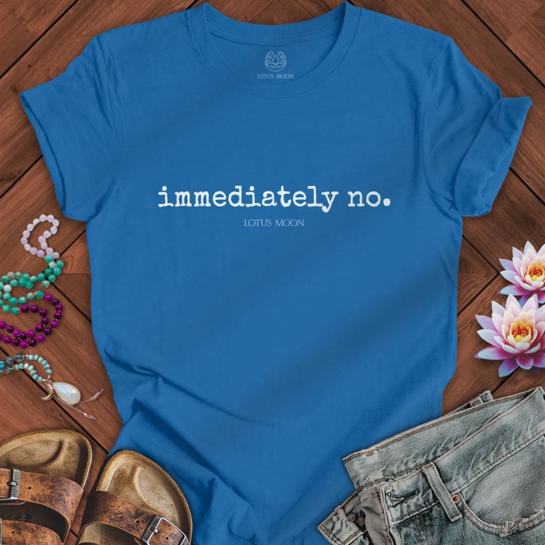 Immediately No Tee Columbia Blue