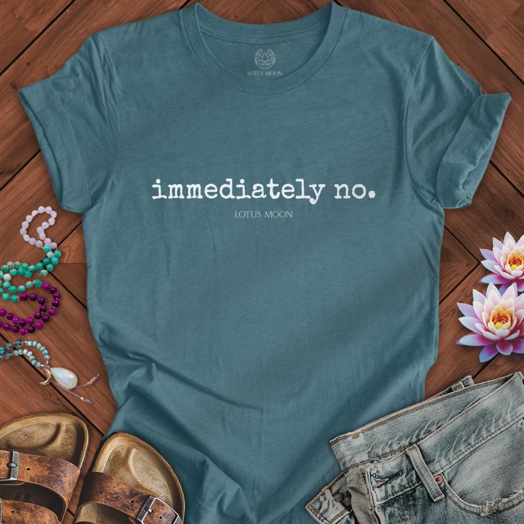 Immediately No Tee Heather Deep Teal
