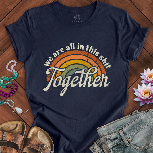 In It Together Tee Heather Midnight Navy