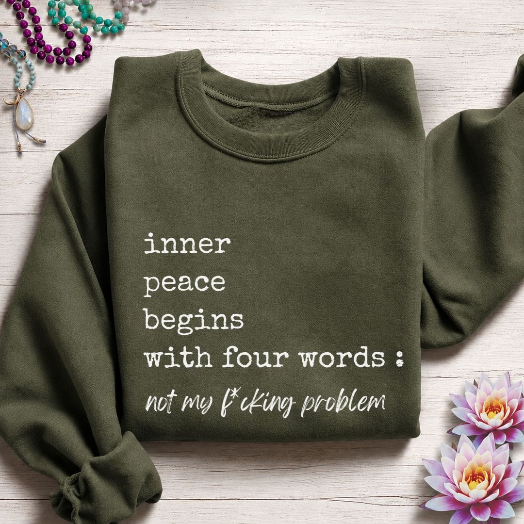 Inner Peace Sweatshirt Military Green