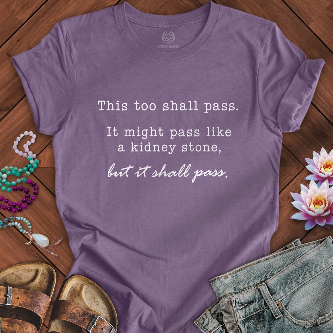 Printify T-Shirt It Shall Pass Tee Heather Purple / S