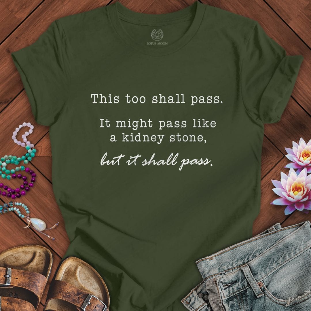 Printify T-Shirt It Shall Pass Tee Military Green / S