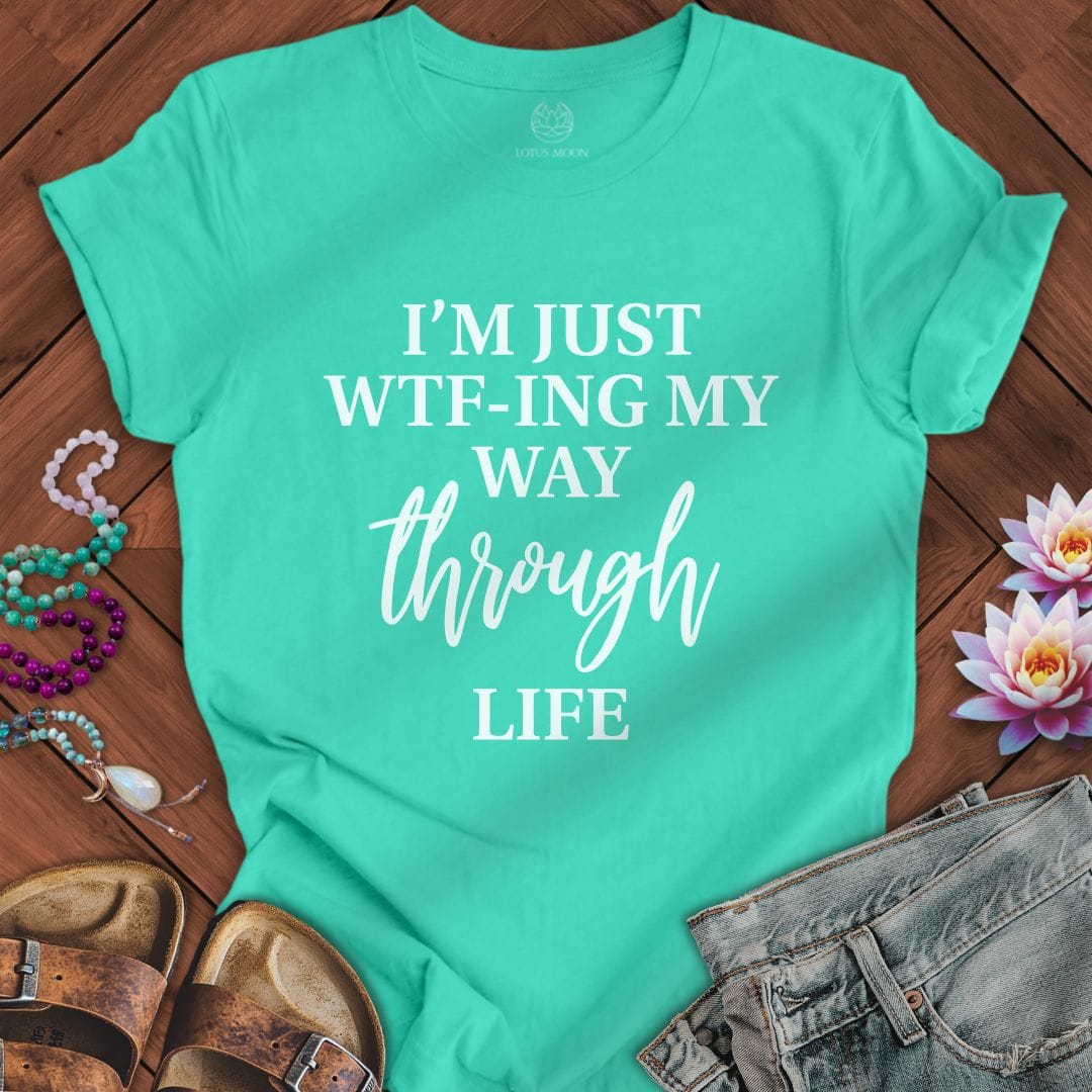 Just WTF-ing Tee Teal