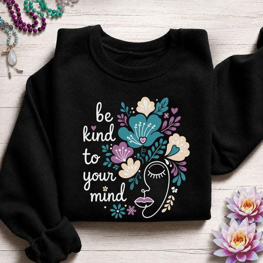 Kind Mind Sweatshirt Black