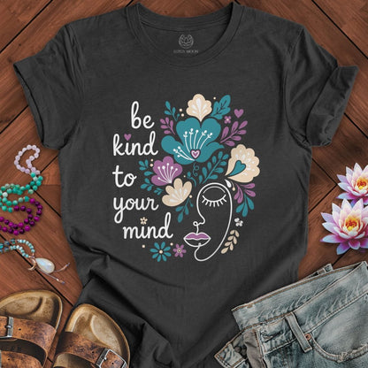 Printify T-Shirt Kind Mind Tee Dark Grey Heather / S
