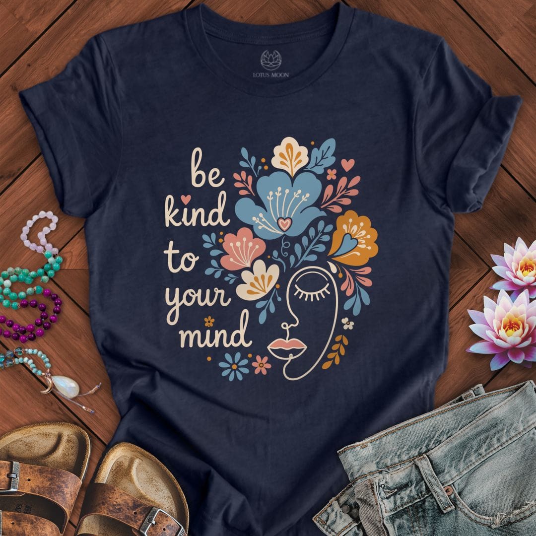 Printify T-Shirt Kind Mind Tee Heather Midnight Navy / S