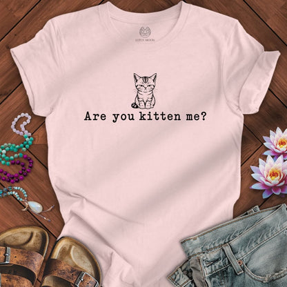 Kitten Me Tee Soft Pink